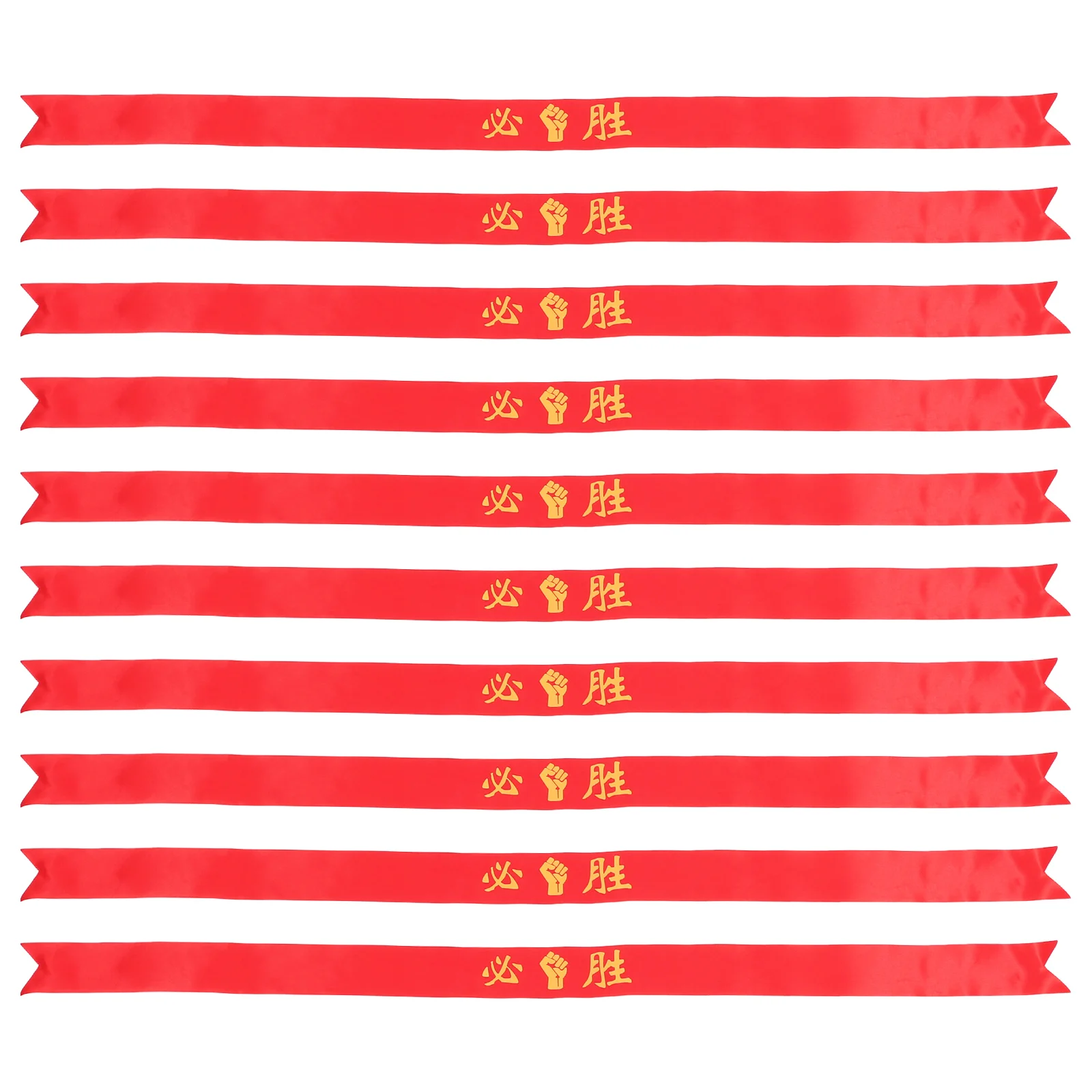 10 Pcs The Winning Headband Sports Headwear Headbands for Men Sushi Game Wide Women Ribbon Child Bandana