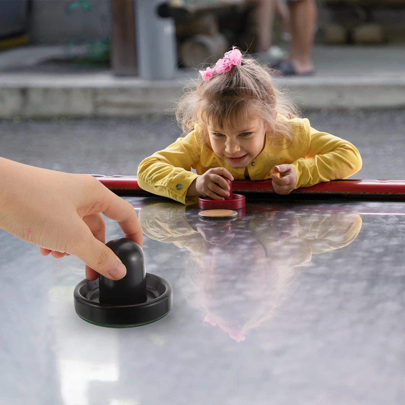 

1Set Ice Hockey Pusher Plastic Paddle Multi-Use Replacement for Tabletop Hockey Game Indoor Fun Party Supplies and Accessories