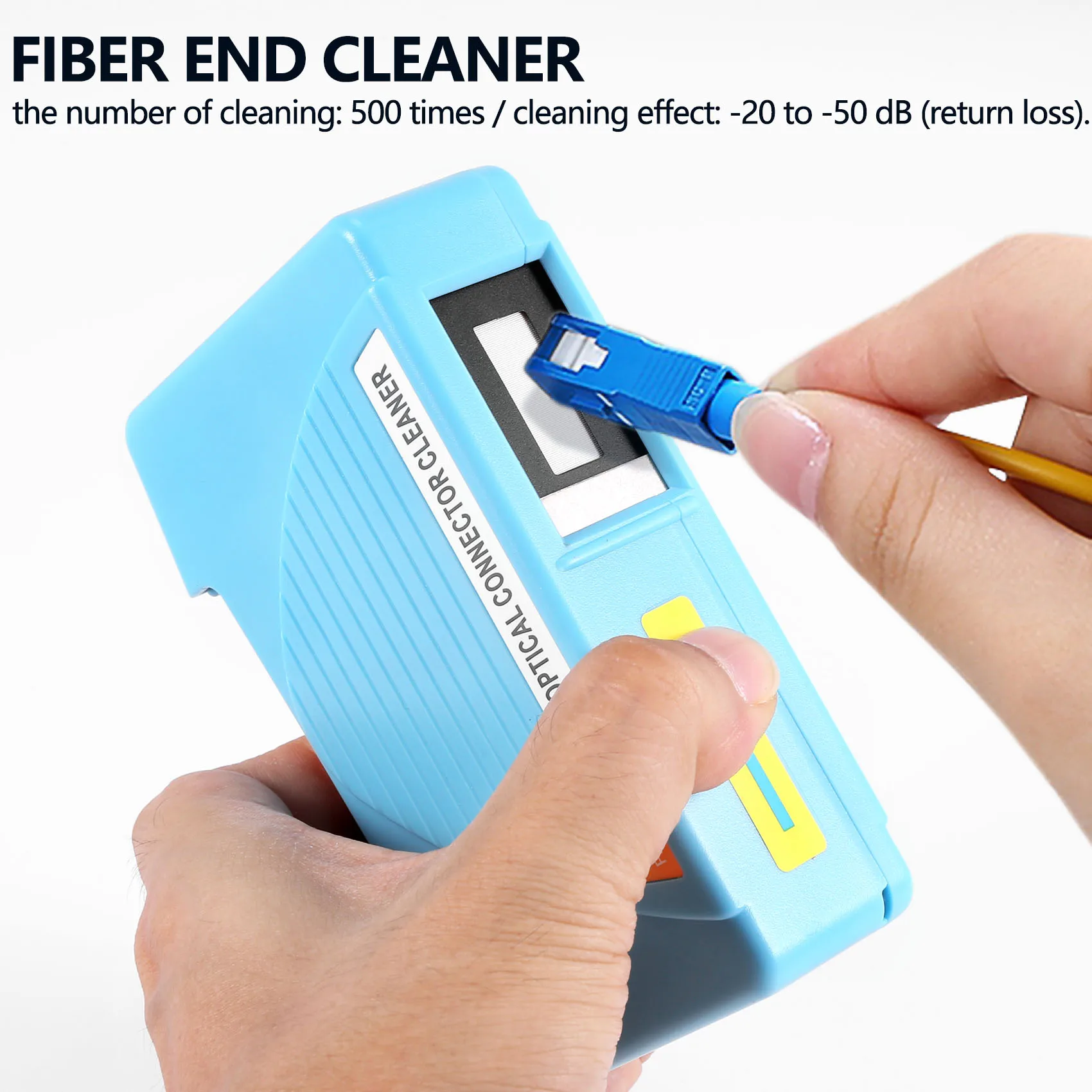 -550 Optical Fiber Connector Cleaner Fiber Conector Cleaning Cassette Cassette Cleaner Fiber Optic Cleaning Box