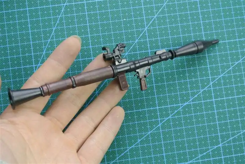 Lanceurs de fusée de Tank 1:6, modèle de pistolet enduit de plastique, modèle militaire, accessoires pour Collection d'exposition de figurines d'action de 12 pouces