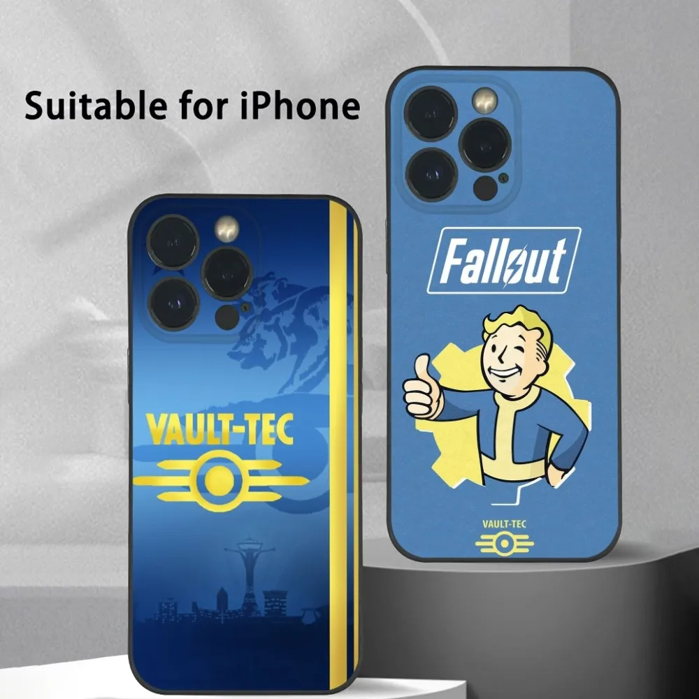 F-Fallout S-Series 4 Phone Case For iPhone 16 15 14 13 12 11 Pro Max Plus Mini Frosted Soft Shell Funda