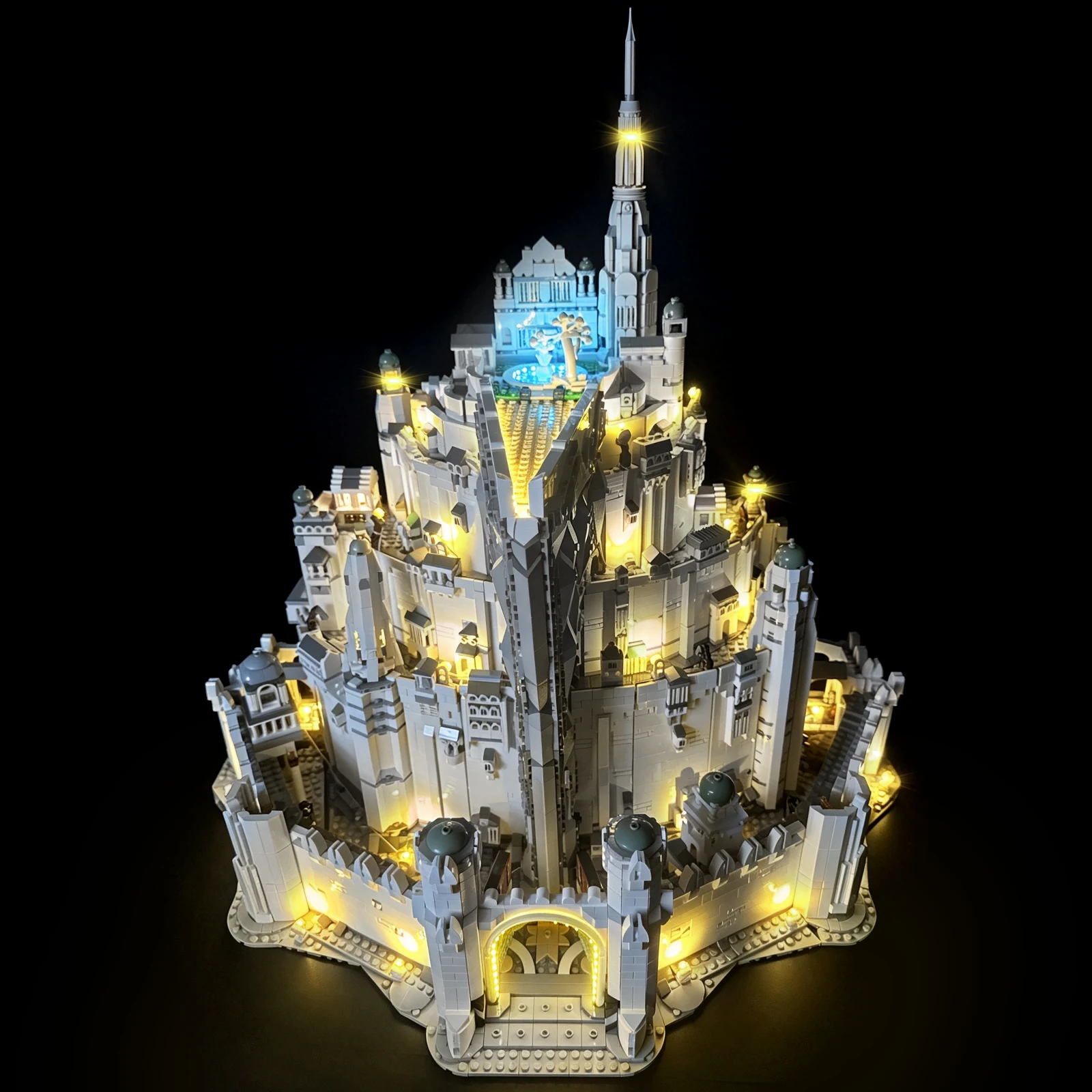LYBMTWF LED Lighting Kit Compatible with Lego 11377 The Lord of The Rings Minas Tirith (NOT Include The Model Bricks) view 6