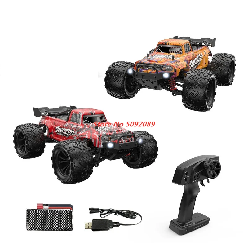 50KM/H High-speed Rc Desert Car 2.4G 1:16  Dual Motor Electric 4WD Remote Control Off Load Racing Car Vehical Birthday Gift Toys