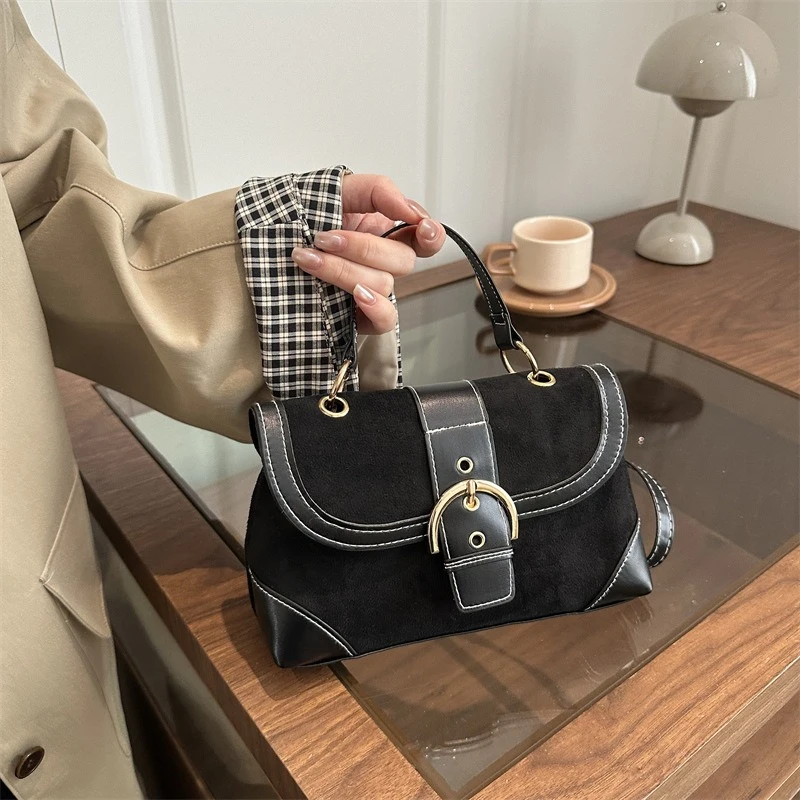 Women's Messenger Bag Handbag Women's Fashion High-end Sense Small Square Bag Versatile Messenger Bag