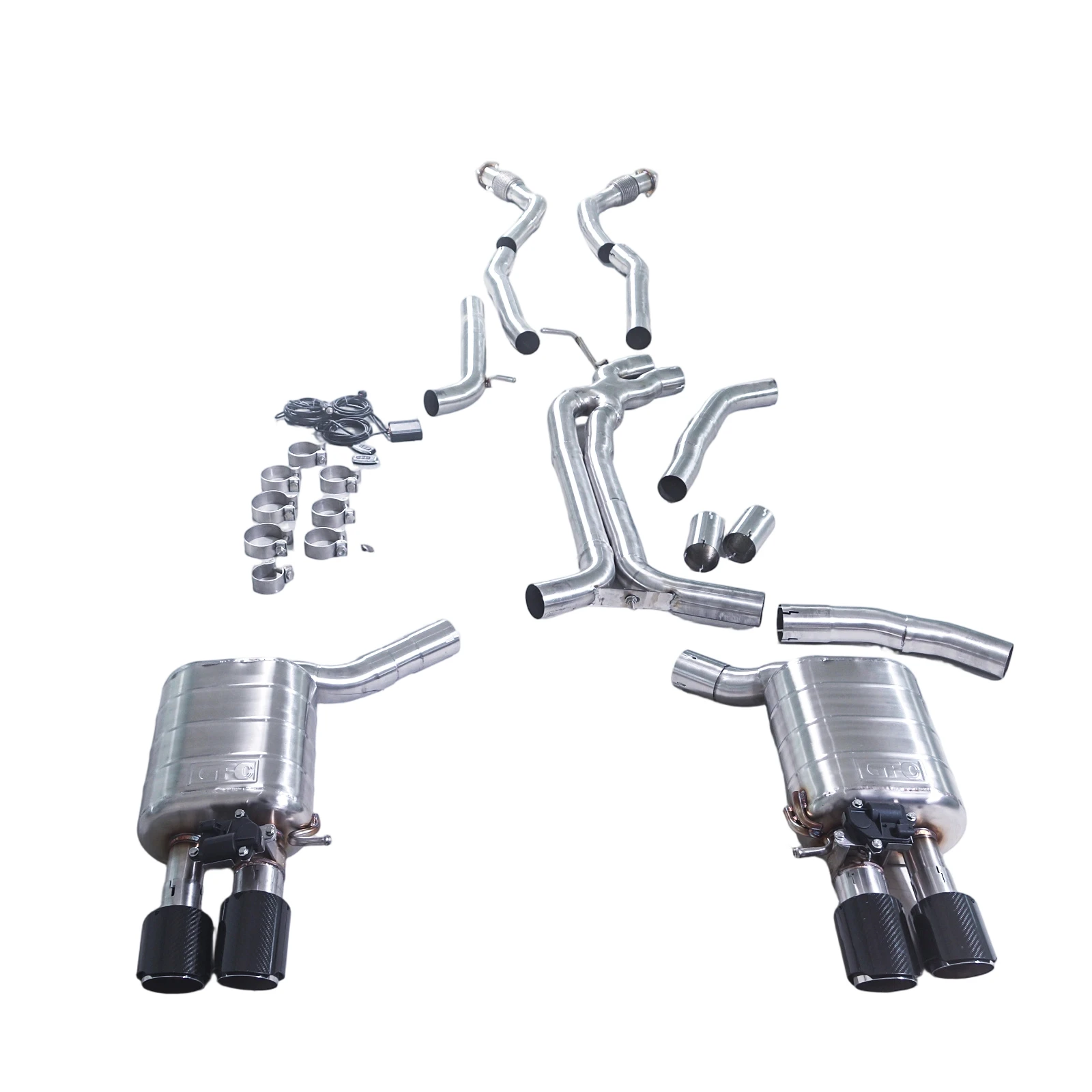 

Подходит для передней трубы 3.0T без Cat + выпускной системы клапана Catback Audi S4 Estate версия от 2009 до 2016 г.в.