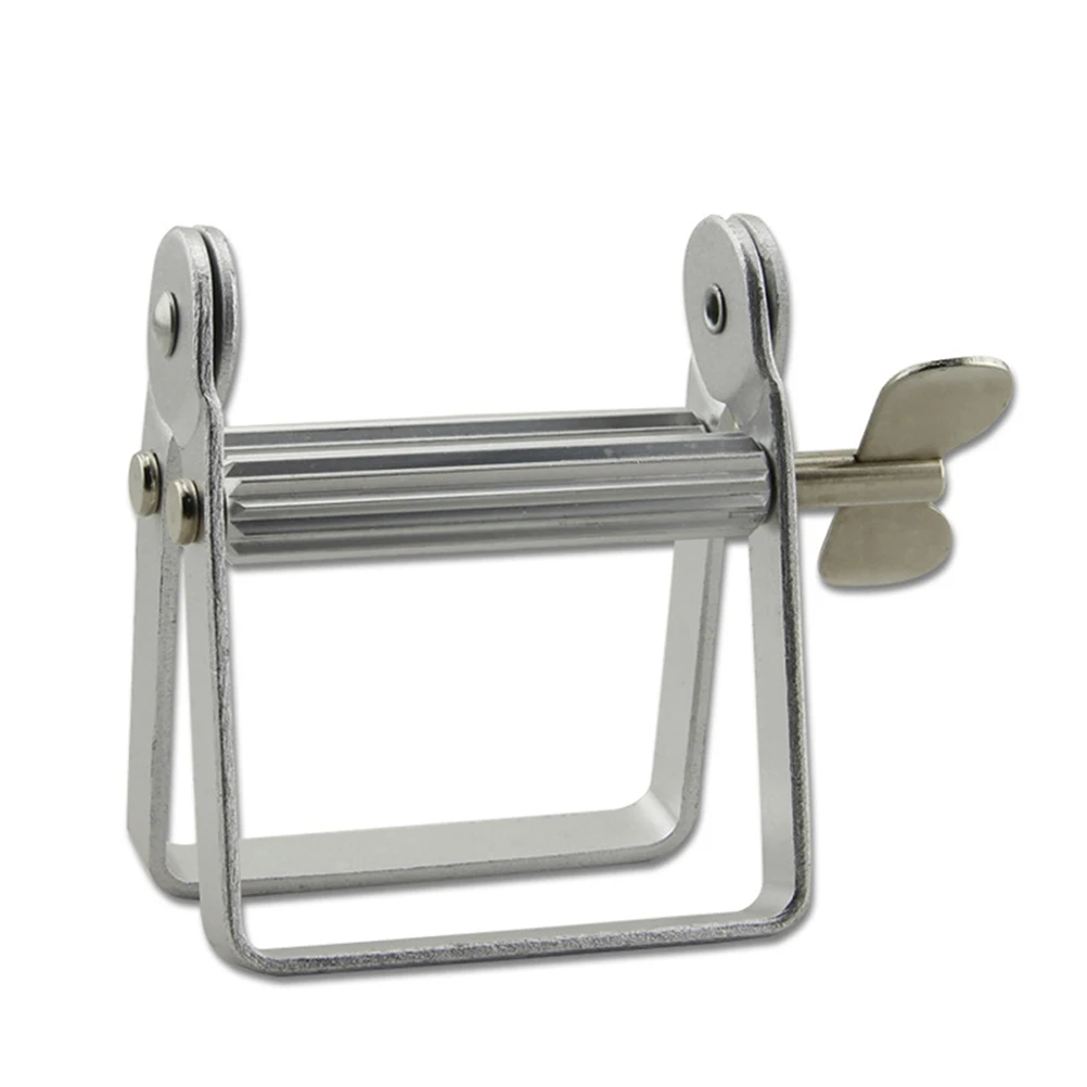 

Aluminum Tube Squeezer Dispenser Tool Toothpaste Squeezer Silver Creative Multifunctional Hair Salon Supplies Paint Tube
