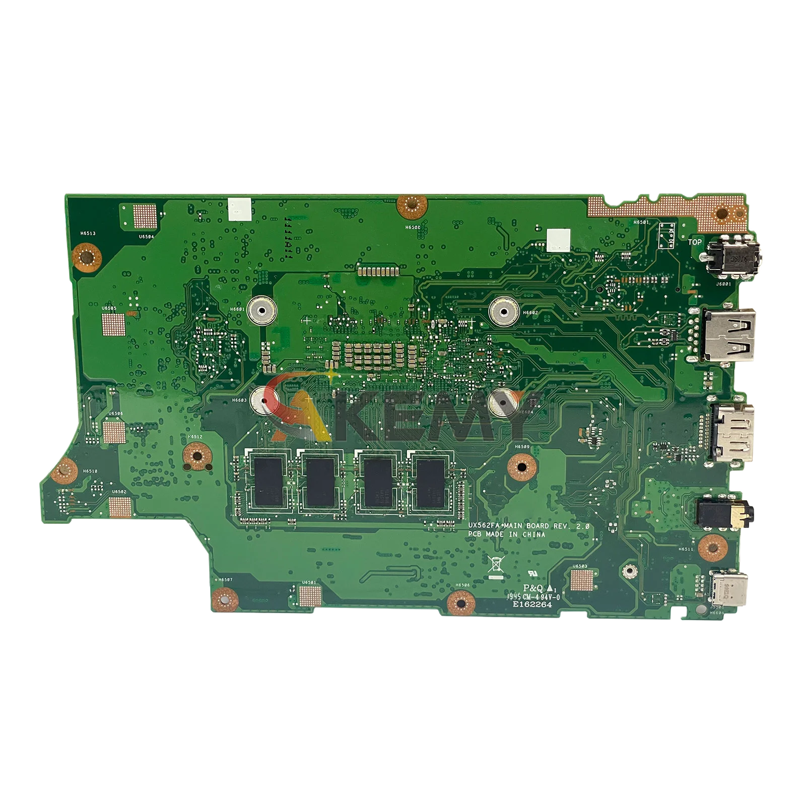 UX562FA اللوحة الأم للكمبيوتر المحمول ASUS ZenBook Q562F UX562 UX56IQ Q562FDX اللوحة الرئيسية للكمبيوتر المحمول مع الجيل 10th I3 i5 i7 102% اختبارات موافق