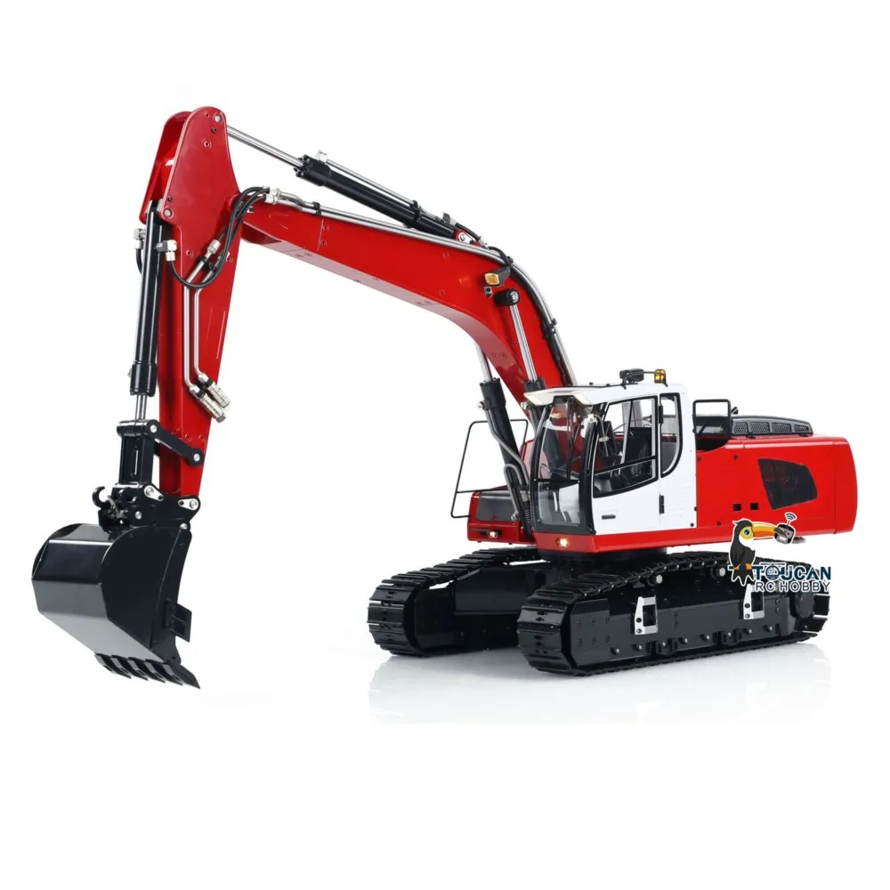 MTM Metal 1:14 RC Hydrauliczne Koparki Gąsienicowe 946 Pojazdy Budowlane Koparki Zdalnie Sterowane Zabawki dla Dorosłych TH22733