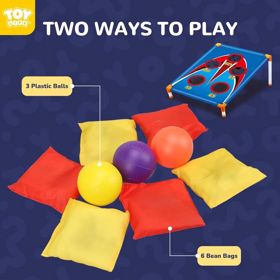 Life Bean Bags Toss Game Cornhole Buitenspeelgoed Leeftijden 4-8 Maïsgatset Sport Buitenspeelspeelgoed Buitenspeelgoed Leeftijden 4-8 Buiten Ac
