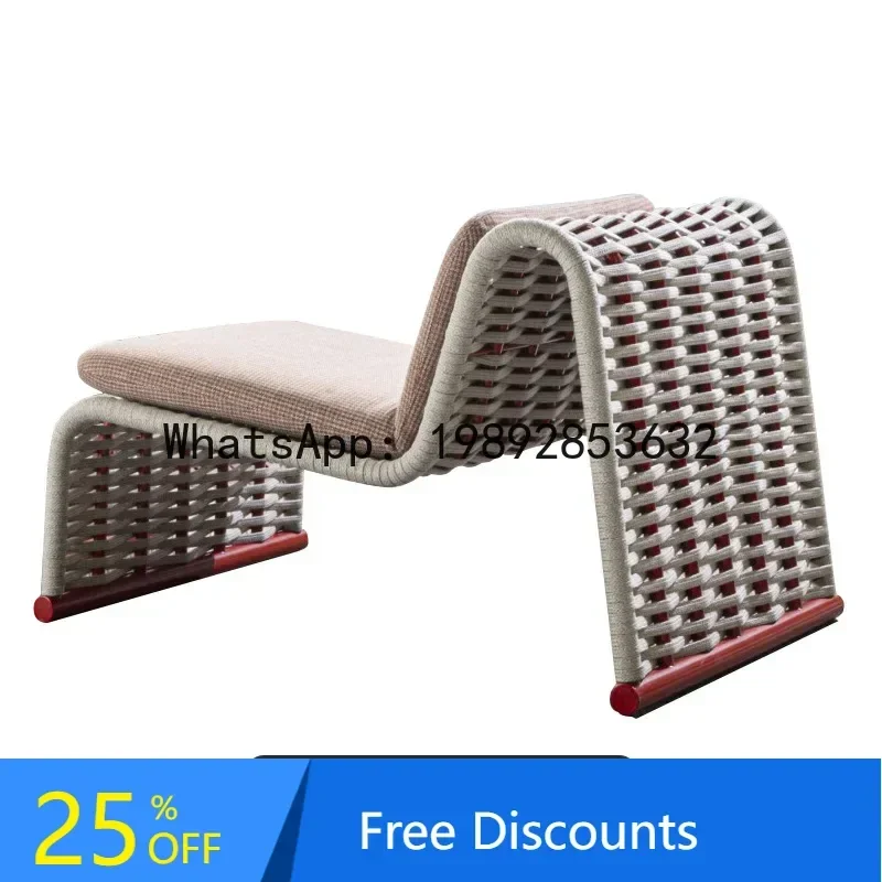 

XL1 Outdoor Sofa Courtyard Villa Balcony Leisure Rattan Chair Home Rattan Woven Chair