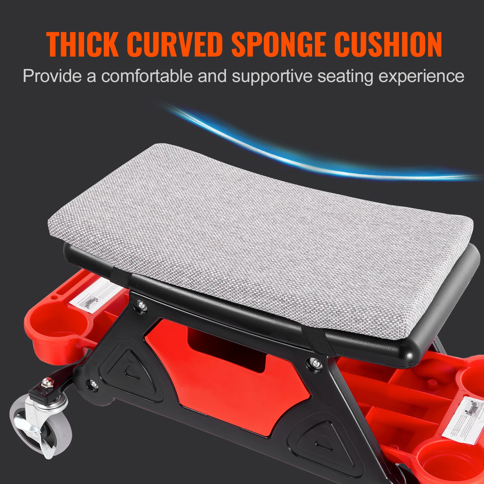 เก้าอี้ช่างแบบมีล้อ SucceBuy ร - Garage Creeper Roller บทวิจารณ์และราคา