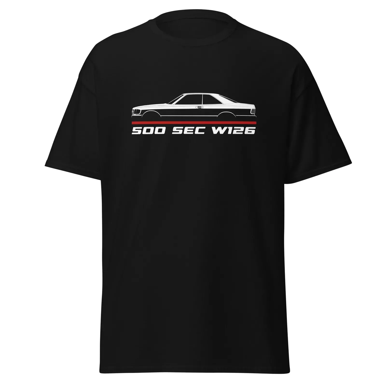 2024 Men T Shirt Casual Mercede 500 SEC W126 1981-1985 Car Enthusiast T-shirt Graphic Summer Short Sleeves 100% Cotton S-3XL Tee