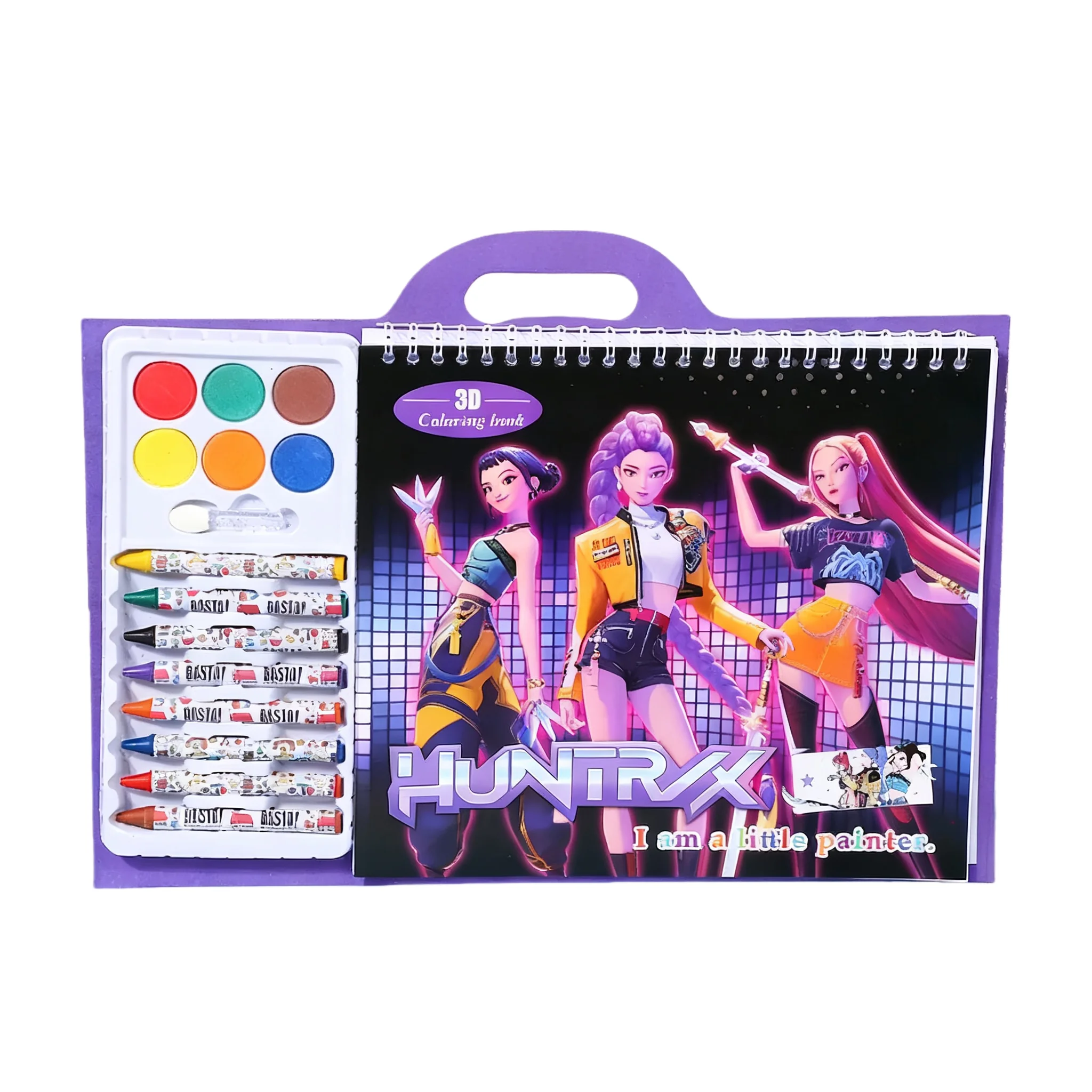 Kinder Zeichnung Festival Geschenk Kpop Anime Devil Hunter Skizzieren Malbuch Line Art Notizbuch für kreative Kinder