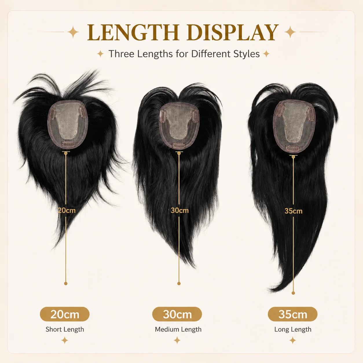 Brazilian Natural T-part Lace Base Hair Toppers for Women with 3D Bangs Clip in Hair Extension Cover Hair Loss Human Hairpiece