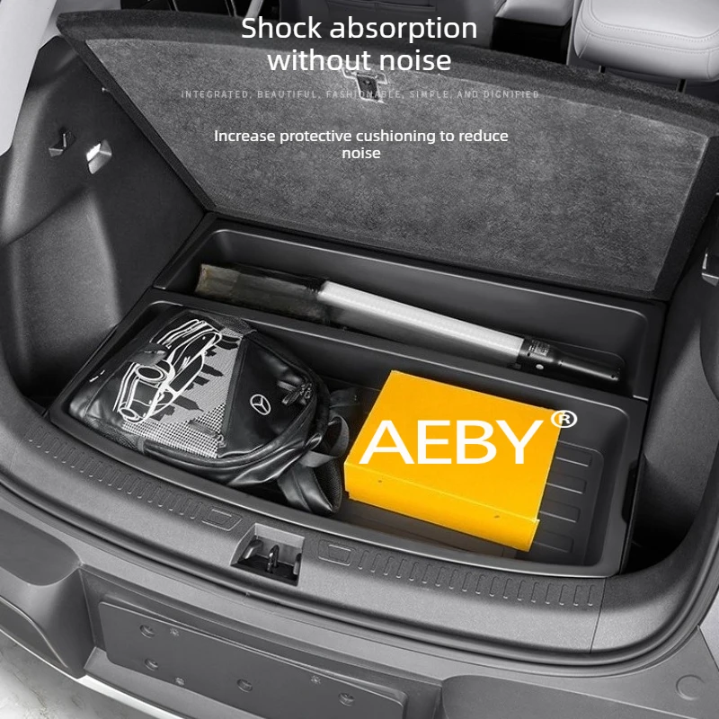 

AEBY For BYD Atto 2 2024-2025 Hidden Trunk Storage Box,Trunk Lower Layer Organizer,Keeps Trunk Tidy,Multi-Use Compartment