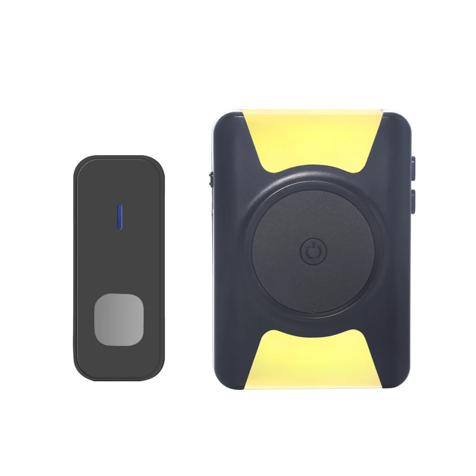 Vibration Light Sound 3-in-1 Wireless Doorbell for Deaf Hearing Impaired People Easy Installation CC21
