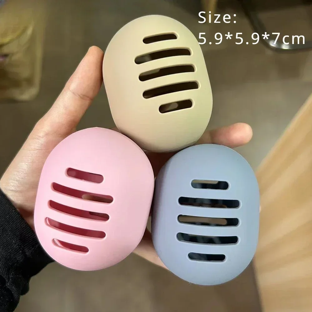 Make Up Sponge Holder Multi-hole Beauty Storage Case Eco-Friendly Silicone Travel Protable Cosmetic Puff Holder Box Beauty Tools