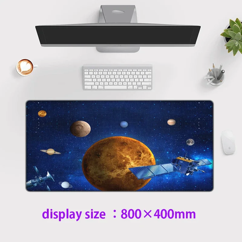 Galaxy Art Printing XL Mouse Pad for Gamer Accessory Hot Large Computer Lock Edge Keyboard Mat Anime Strange Things Dropshipping