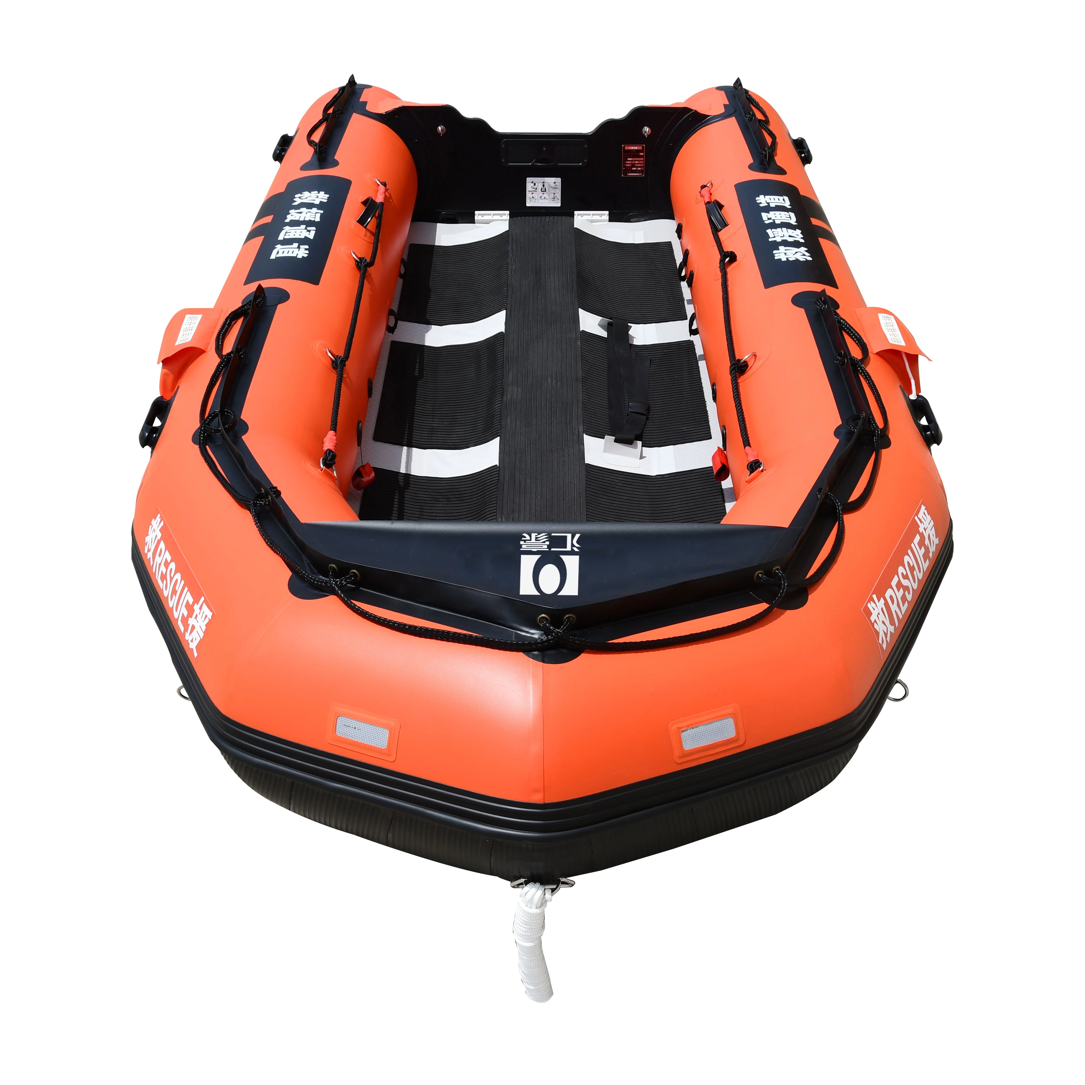 Nuovo design in fabbrica vende direttamente la barca gonfiabile da lavoro di salvataggio per la prevenzione delle inondazioni da 4,2 m con motore