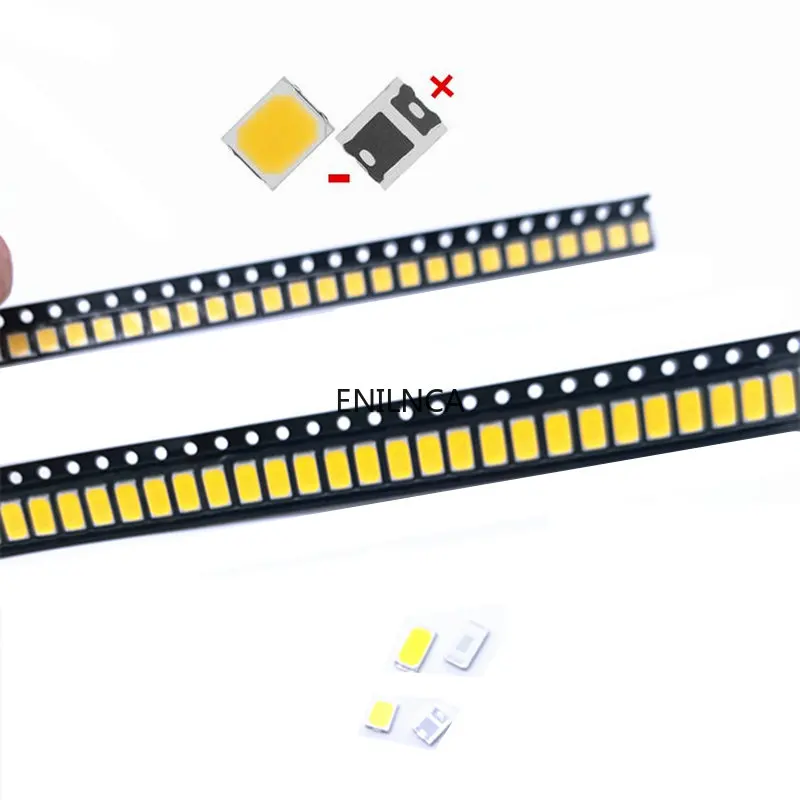 LED SMD de alta qualidade 5730 2835, 1W, branco quente, 3V-36V, 150MA, 100MA, 30MA, 60MA