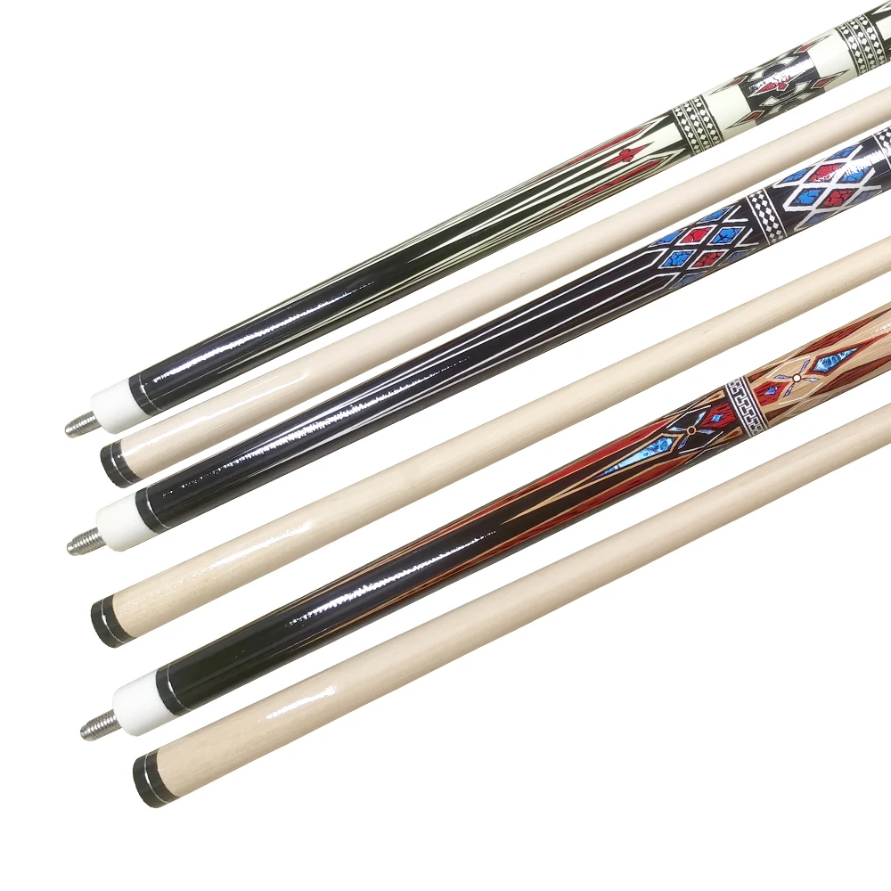 

hit productHigh Quality 13mm Maple Wood Pool Cue with 1/2 Hot Sale Snooker & Billiard Cues