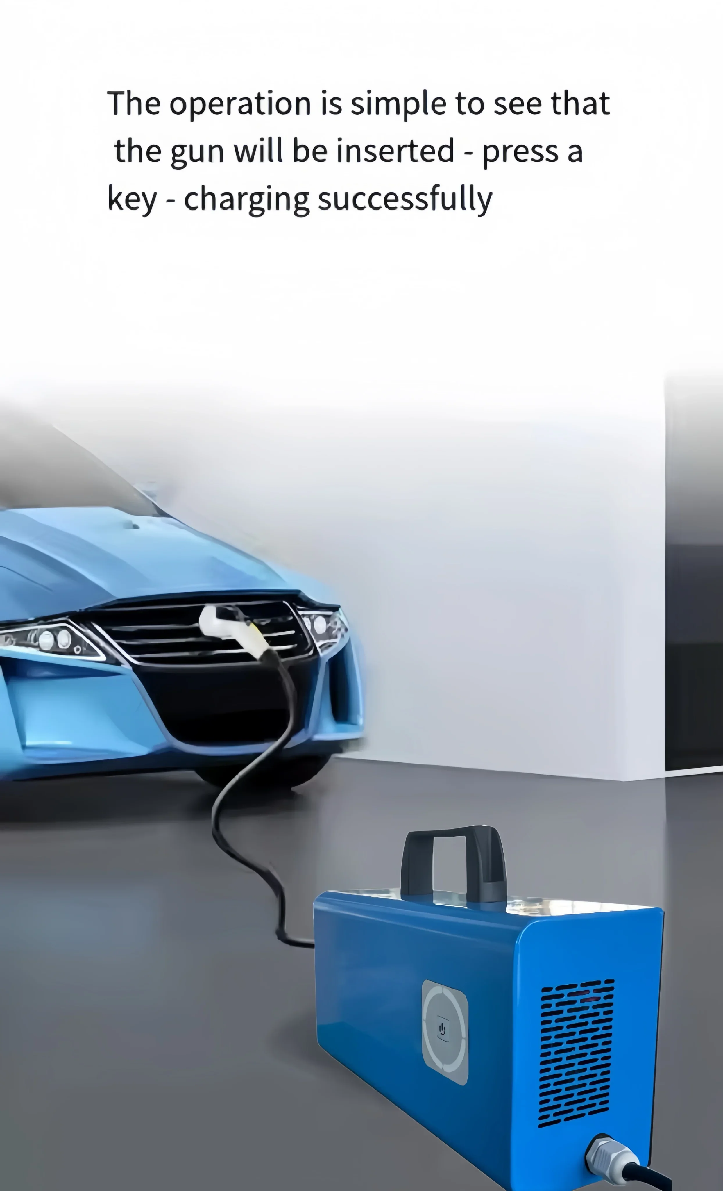 Tragbare DC-EV-Schnellladestation, EV-Ladegerät, GBT CCS2, 3,5 kW/7 kW, EV-Ladegerät für den Heimgebrauch