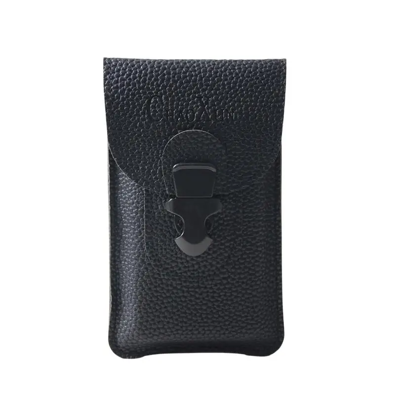 Herren Handy-Gürteltasche aus PU-Leder, Hüfttasche, Geldbörse, Handytasche, Laufgürteltasche, Reise- und Campingtasche, weich – Detail 7