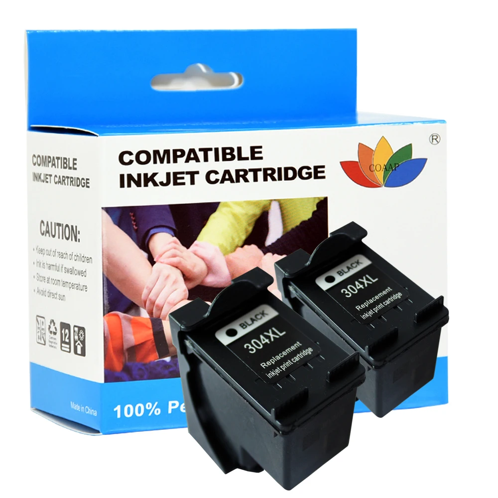 304XL ตลับหมึกใช้งานร่วมกับ HP 304 XL Envy 5000 5010 5020 5030 5032 5034 5052 5055 เครื่องพิมพ์ (hp304)