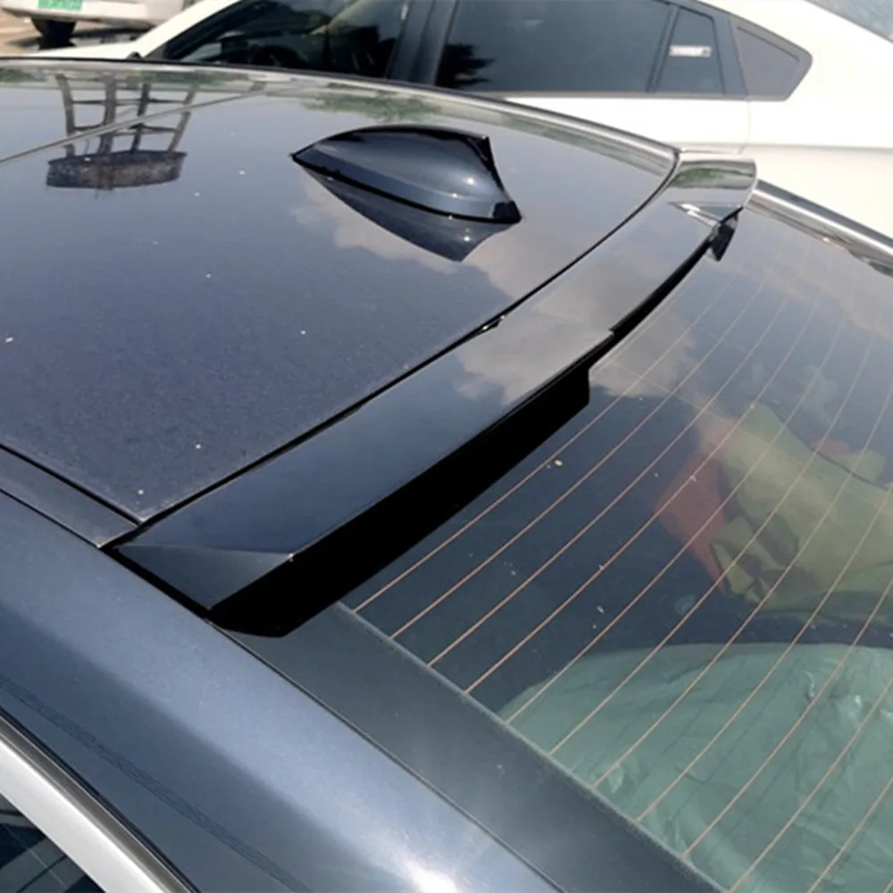 For 2019+ BMW 3 Series G20 G80 M3 320i 325i 330i Rear Window Roof Spoiler Wings Car Black Carbon Exterior Tuning Accessorie Part view 2