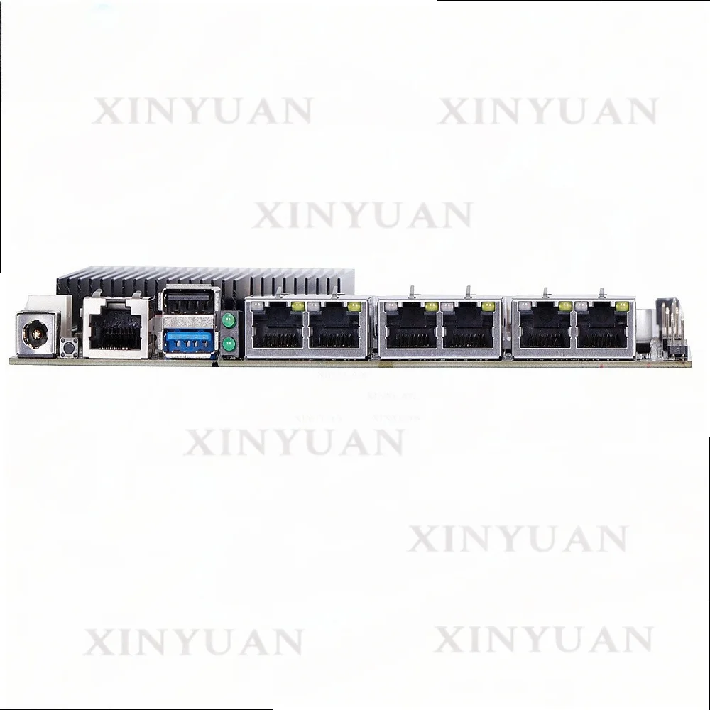 Micro ATX Firewall Motherboard with ATOM J1800 J1900, 6 RJ45 i210-AT Gigabit LAN J19E6L