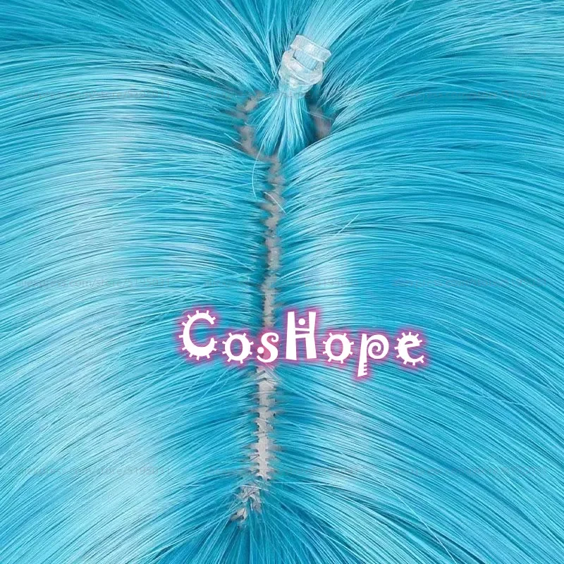 Dolia Cosplay Wig 80cm Long New Heroine Mermaid Doria Wig Blue Wig Cosplay Anime Heat Resistant Synthetic Wigs