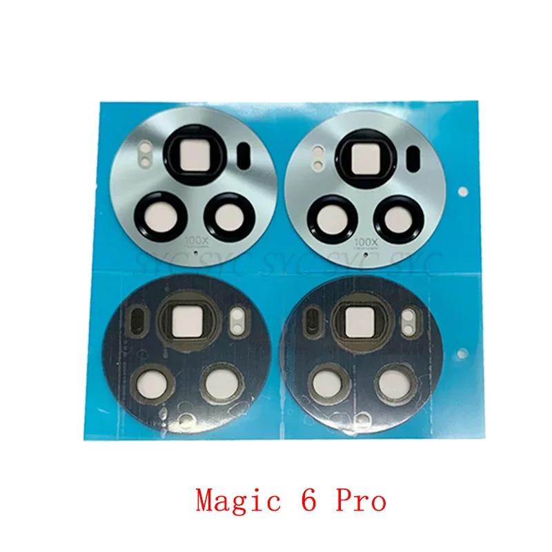 10Pcs Back Camera Lens Glass For Honor Magic 6 Pro Rear Camera Glass Lens Repair Parts