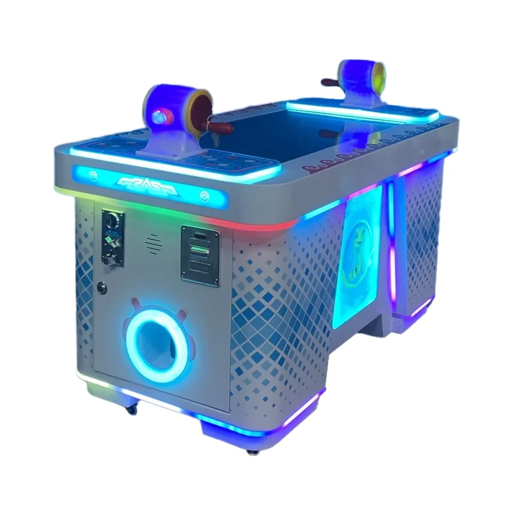 

Children's Mini Arcade Double Fishing Board Game Machine Indoor Playground Carnival Coin Pusher with 1 Year Warranty