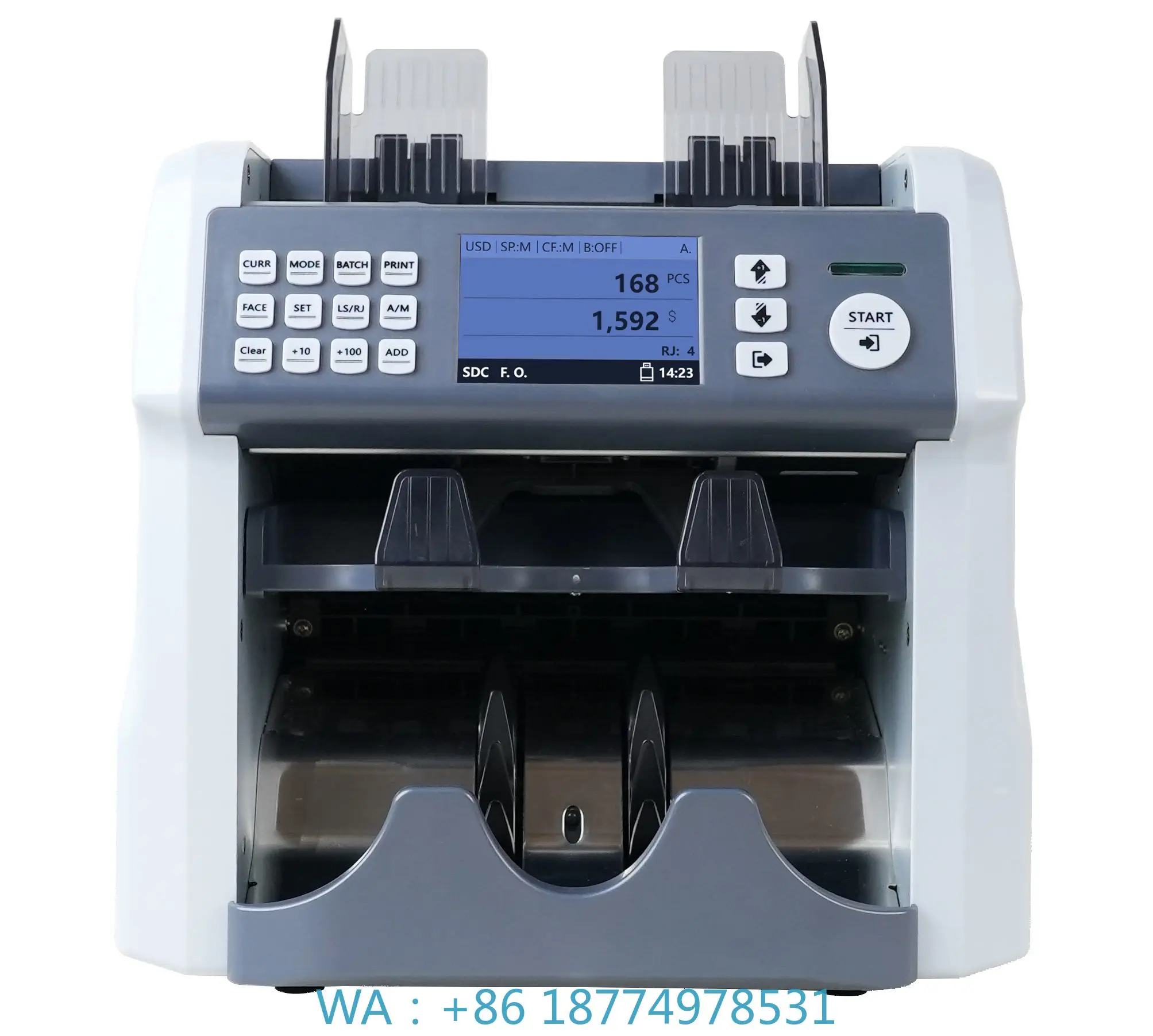Detector Machines Sorting Machine Money Counting Machine UN-200A 2025 ECB Approved Double Banknote Counter Counterfeit Money