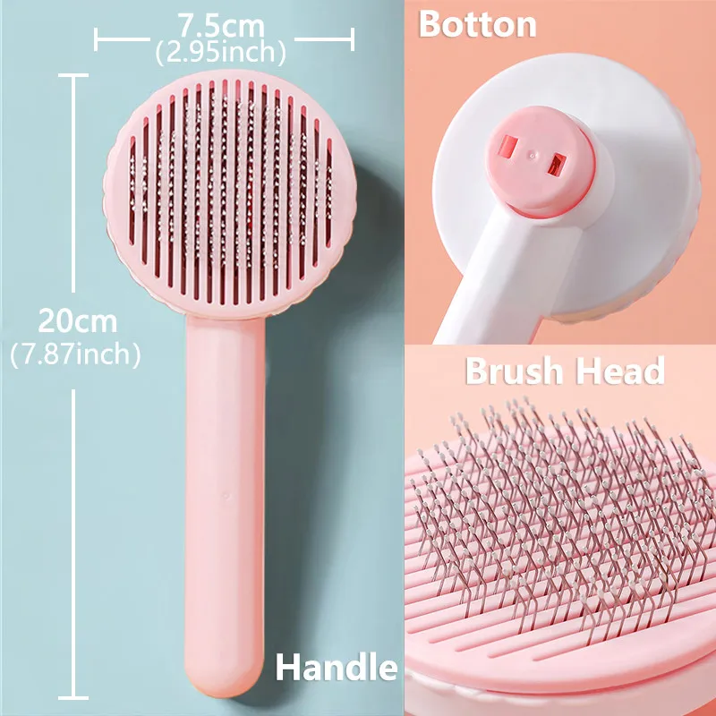 Cat Comb Massage Pet Grooming Brush for Cats Remove Hairs Combs Cat Dog Brush Cat Supplies Grooming Tool Accessories