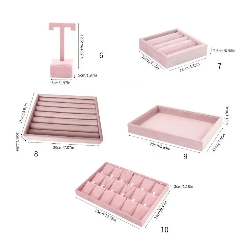 31BB Pink Jewelry Display Tray Pink Jewelry Display Shelf Pink Jewelry Display Rack