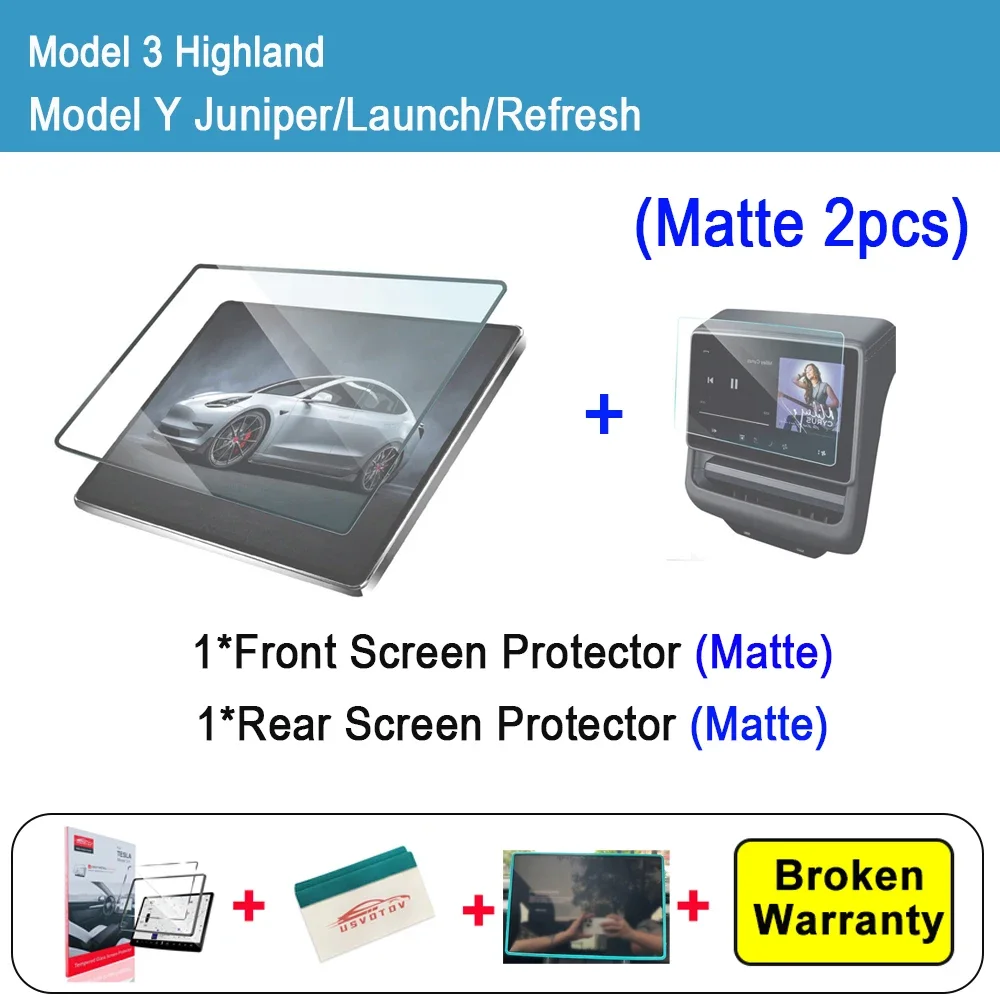 (Matte) 2pcs