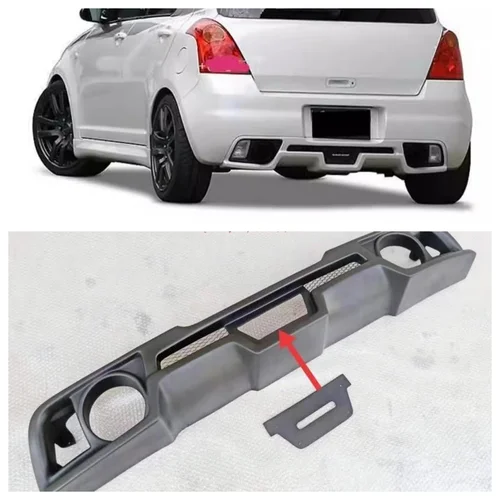 車の樹脂リアリップスズキスイフト SL CS JMD T3.5 ZC31S 11-12 修正されたバンパーコーナーリアバンパーシャベルスポイラー