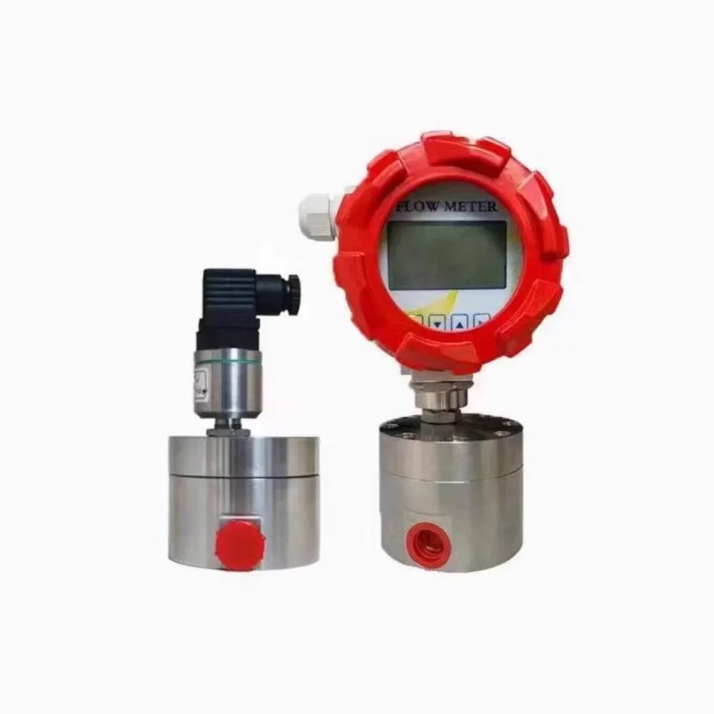 Precision micro liquid flow measurement using circular gear flowmeter for ink, syrup, resin, oil, and frozen liquid with high vi