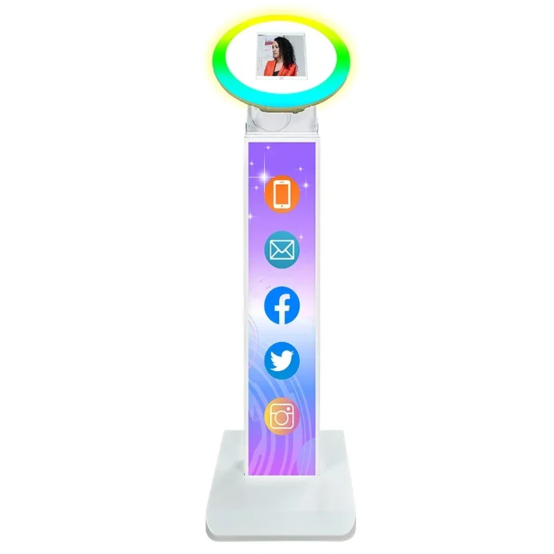 

Festival/Event/ and Party Supplies Ipad Photo Booth Rotating Machine Selfie Spin RGB Dimmable