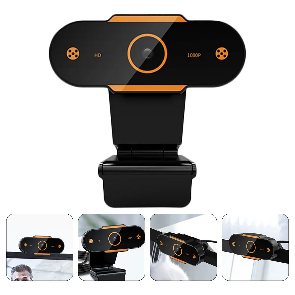 

High Definition Webcam USB Camera for Laptop Desktop Live Streaming Teaching Built in Microphone Durable CMOS Video Conference