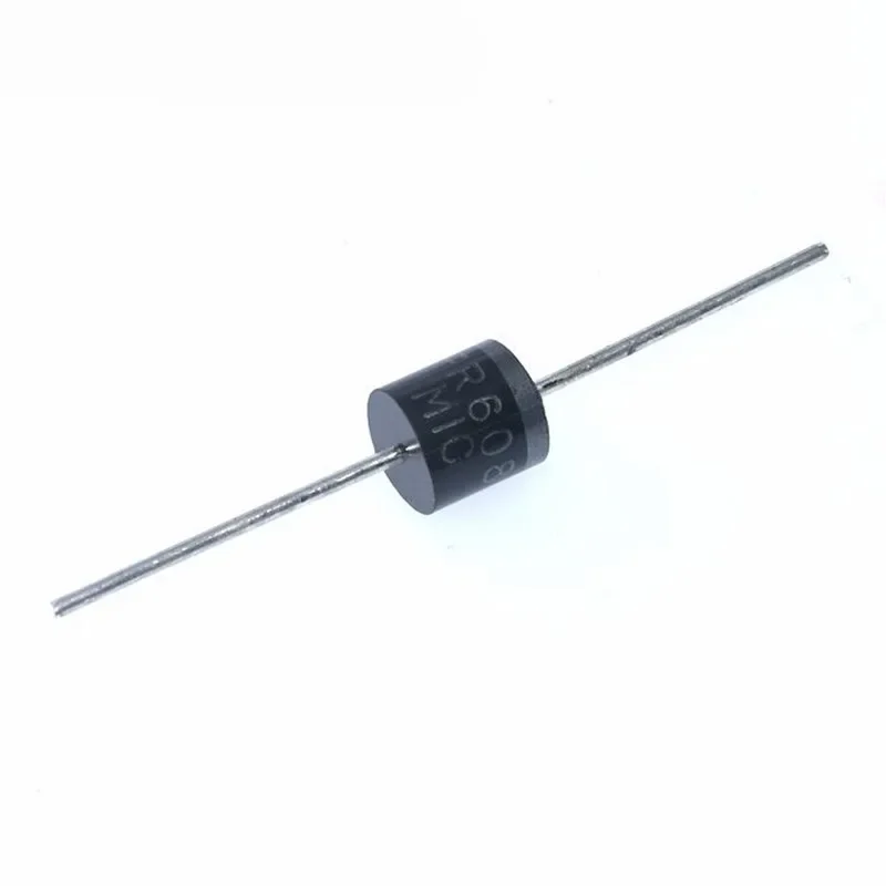 100PCS FR607 6A 1000V Fast Recovery Diodes Replace FR608 FR604