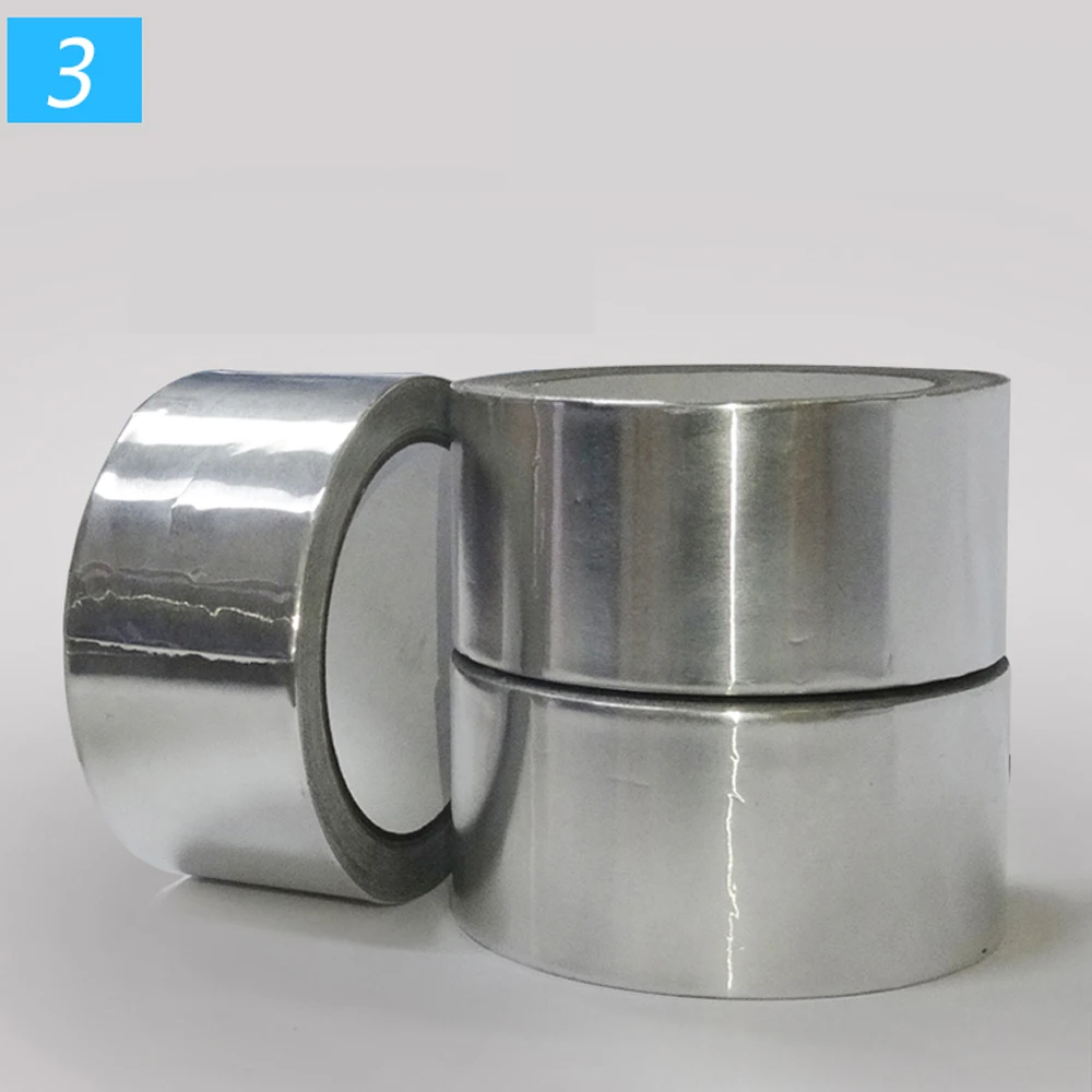 300mm Wide Thermal Resist Duct Repairs High Temperature Resistant Foil Adhesive Tape Useful Aluminium Foil Adhesive Sealing Tape