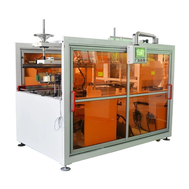 Automatic carton forming and backing machine, automatic e-commerce carton forming machine