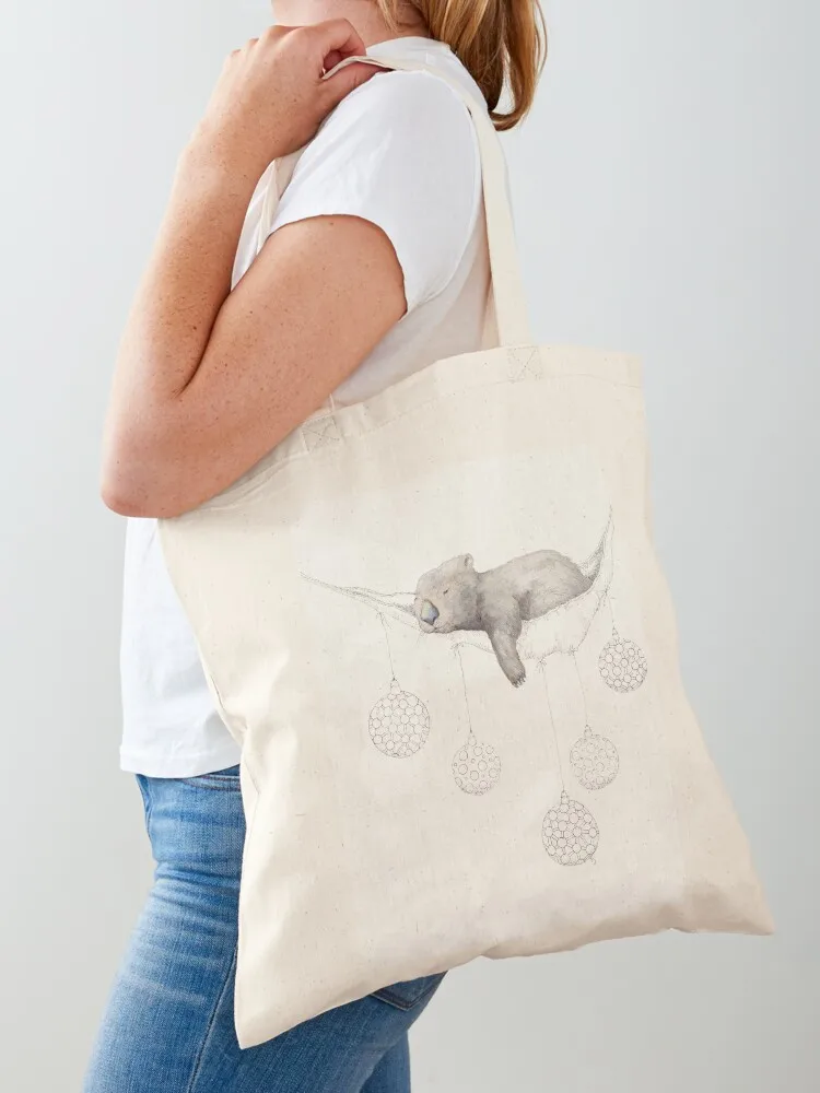 

Waiting for Santa Tote Bag Women's handbag tote bags men Candy bags tote bag woman