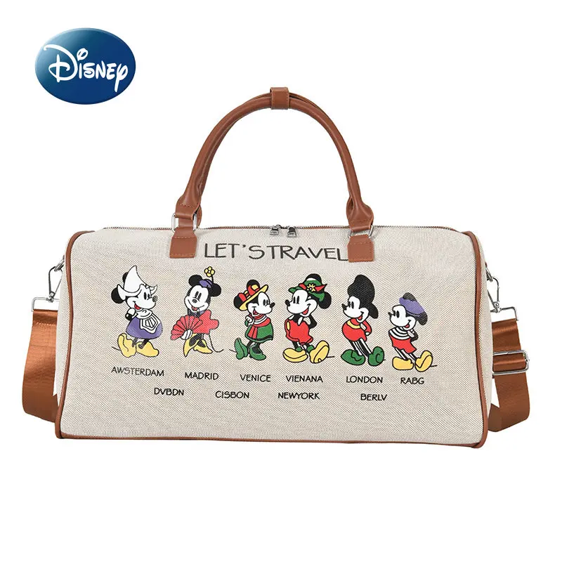 Disney Mickey\'s New Diaper Bag Handbag Cartoon Cute Baby Diaper Bag Luxury Brand Baby Bag Multifunctional Travel Handbag