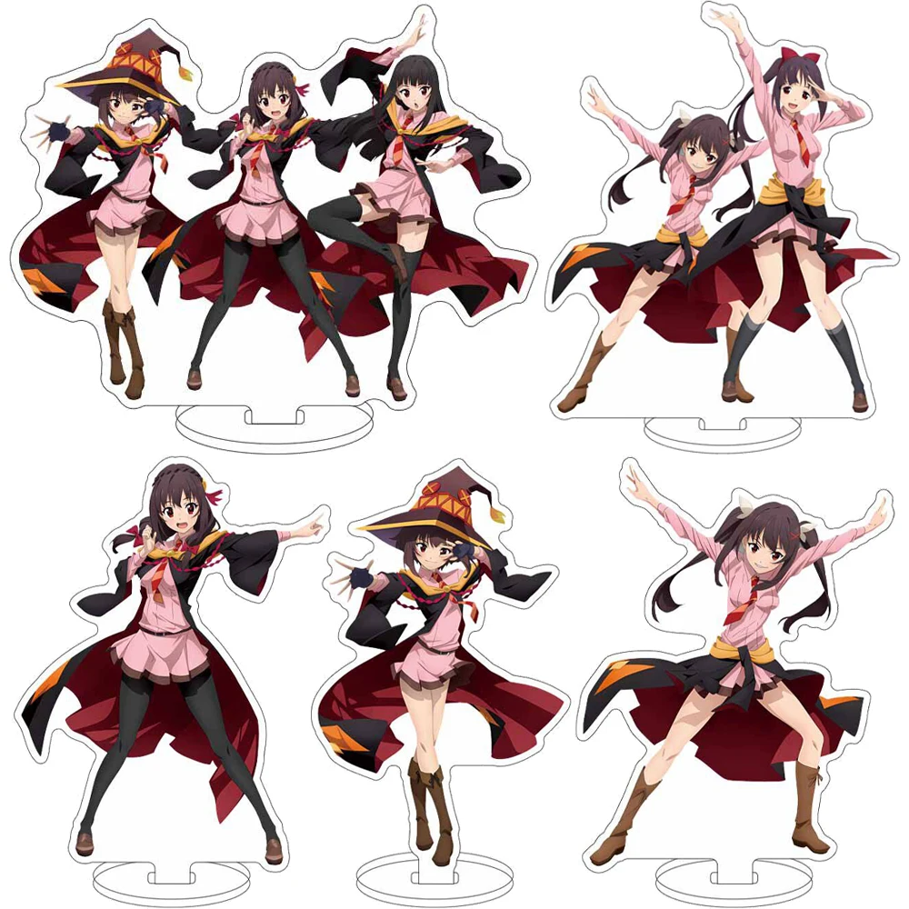 16CM Anime Konosuba: Eine Explosion in dieser wunderbaren Welt! ‌   Figur Megumin Yunyun Mimi Acryl-Ständer Cosplay-Ornamente Geschenke