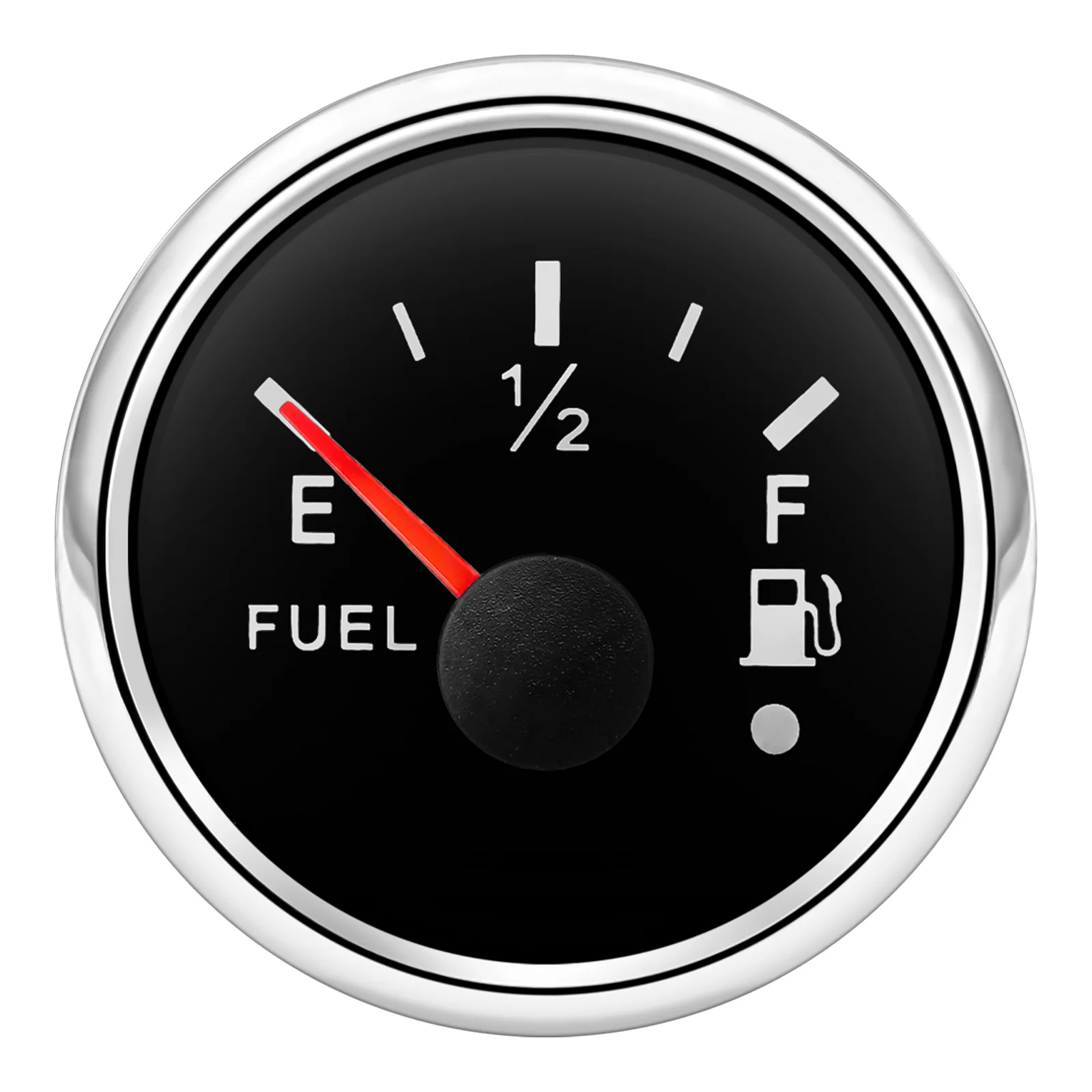 Auto- und Boot-Booster-Alarmanzeige 2'' 52mm Öldruckmesser Wasserstandsmesser Kraftstofftemperatur 12V 24V Voltmeter Zubehör Messgerät – Detail 4