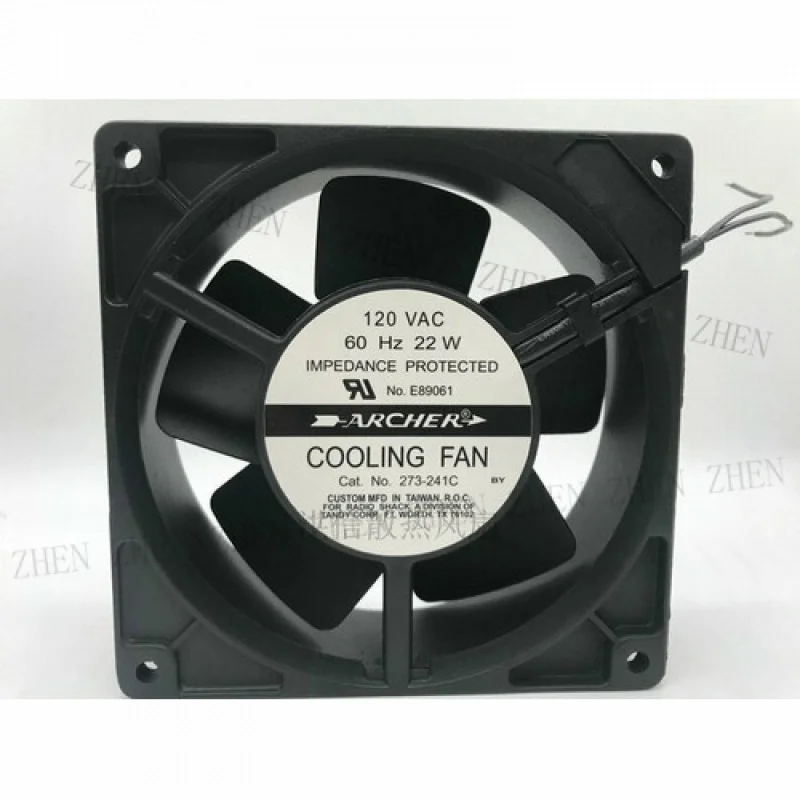 

Y ДЛЯ ОХЛАЖДАЮЩИЙ ВЕНТИЛЯТОР ARCHER 273-241C AC 60 Гц 22 Вт 12 см 12038 120 В вентилятор