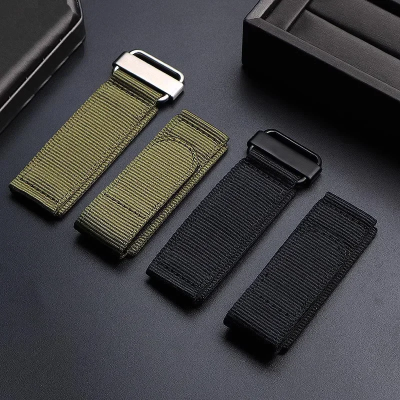 Suitable for Panerai Bell & Ross PAM441 111 Nylon Strap Hook and Loop BR Watch Band Rough Outdoor Bracelet  22mm  24mm